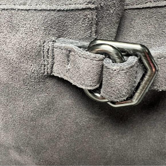 Vince Camuto Grey Suede Mid-Calf Boots - Picture 9 of 10